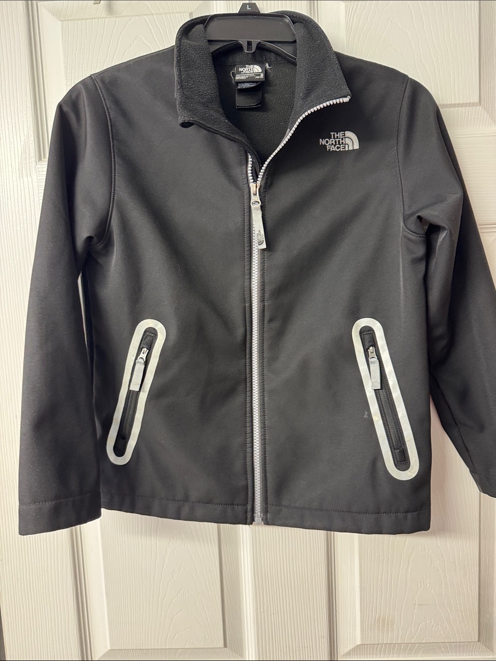The North Face Kids Black Softshell Jacket